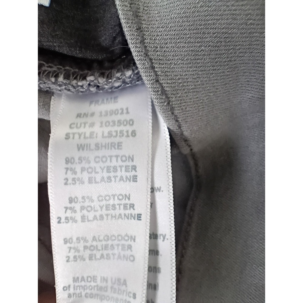 FRAME Le Skinny De Jeanne Gray Jeans Size 27;‎ RET $238 - Picture 9 of 10
